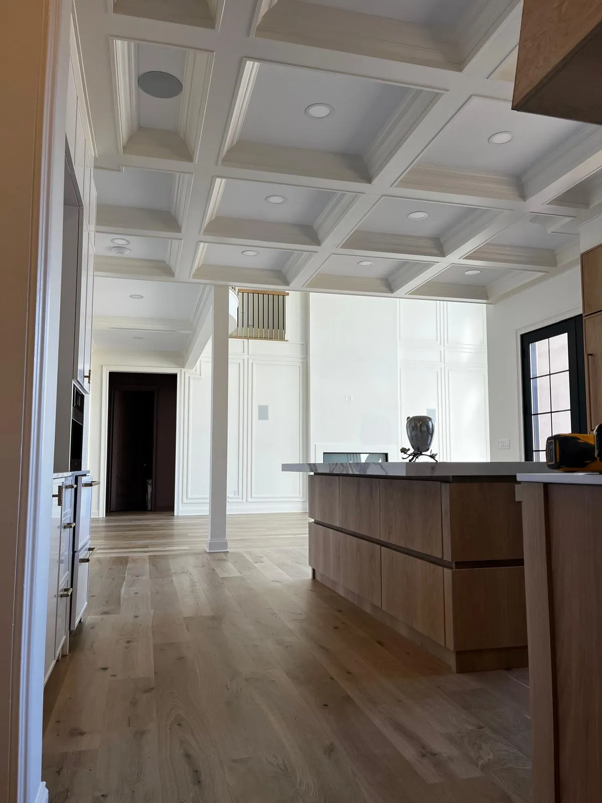Coffered Ceilings millwork by Lyons Trimming Work LLC, project 1