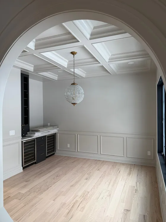 Coffered Ceilings millwork by Lyons Trimming Work LLC, project 4