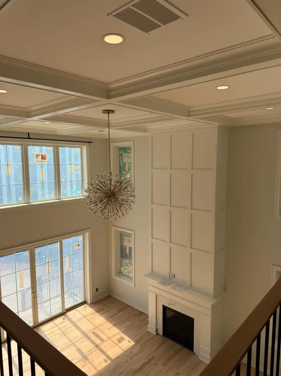 Coffered Ceilings millwork by Lyons Trimming Work LLC, project 9