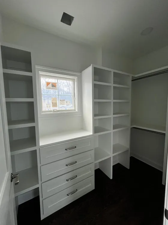 Custom Closets millwork by Lyons Trimming Work LLC, project 52