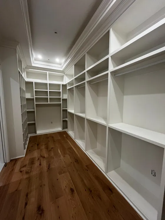 Custom Closets millwork by Lyons Trimming Work LLC, project 53