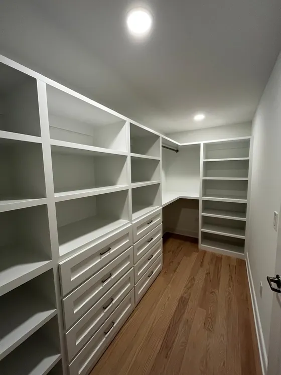 Custom Closets millwork by Lyons Trimming Work LLC, project 55