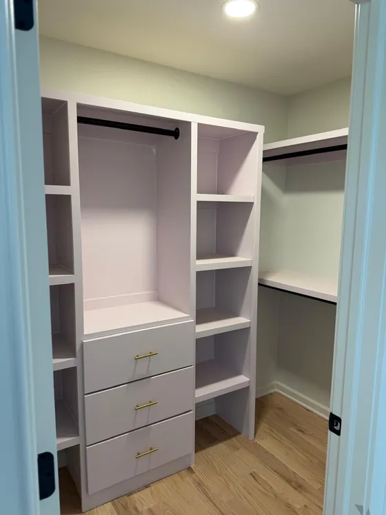 Custom Closets millwork by Lyons Trimming Work LLC, project 62