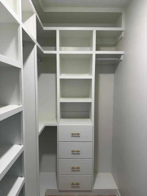 Custom Closets millwork by Lyons Trimming Work LLC, project 64