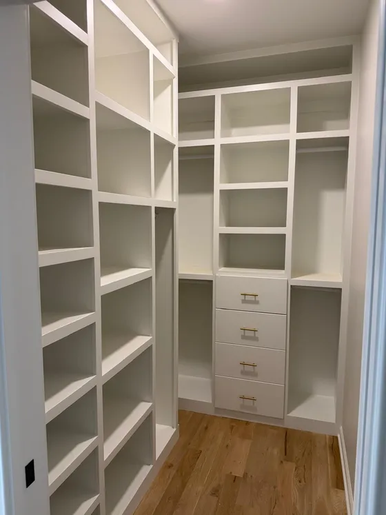 Custom Closets millwork by Lyons Trimming Work LLC, project 66