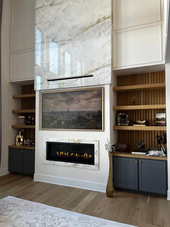 Fireplaces & Mantels millwork by Lyons Trimming Work LLC, project 39