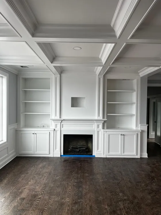 Fireplaces & Mantels millwork by Lyons Trimming Work LLC, project 40