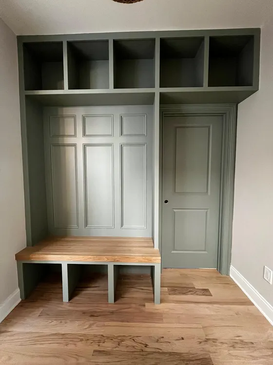 Mudrooms millwork by Lyons Trimming Work LLC, project 83