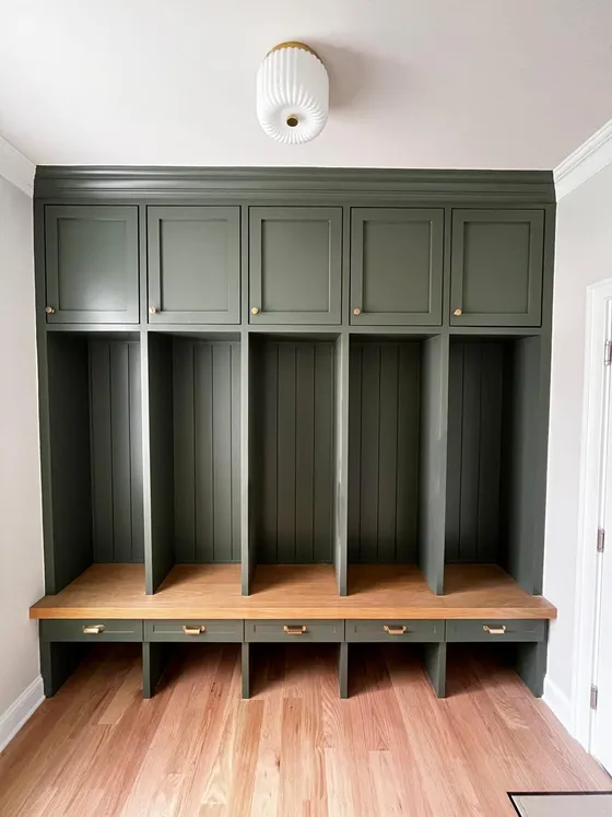 Mudrooms millwork by Lyons Trimming Work LLC, project 84