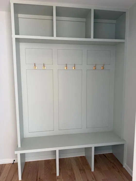 Mudrooms millwork by Lyons Trimming Work LLC, project 85