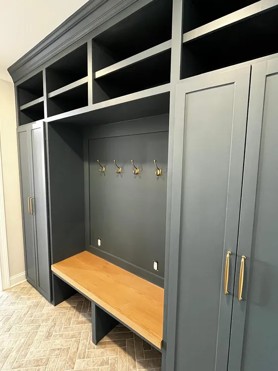 Mudrooms millwork by Lyons Trimming Work LLC, project 86