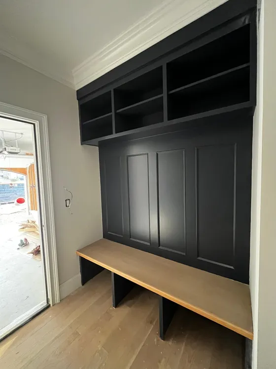 Mudrooms millwork by Lyons Trimming Work LLC, project 88