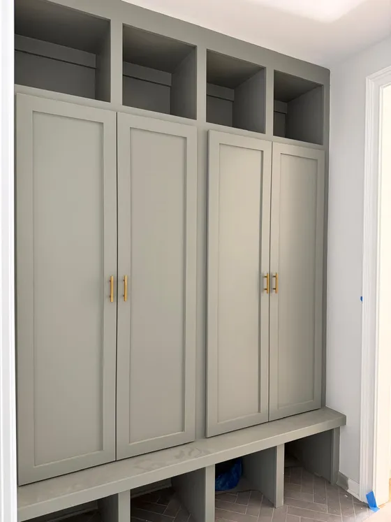 Mudrooms millwork by Lyons Trimming Work LLC, project 89