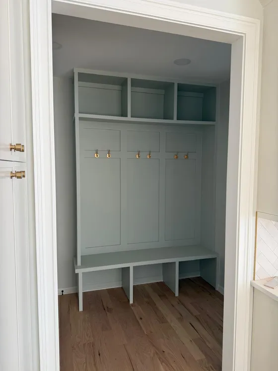 Mudrooms millwork by Lyons Trimming Work LLC, project 90