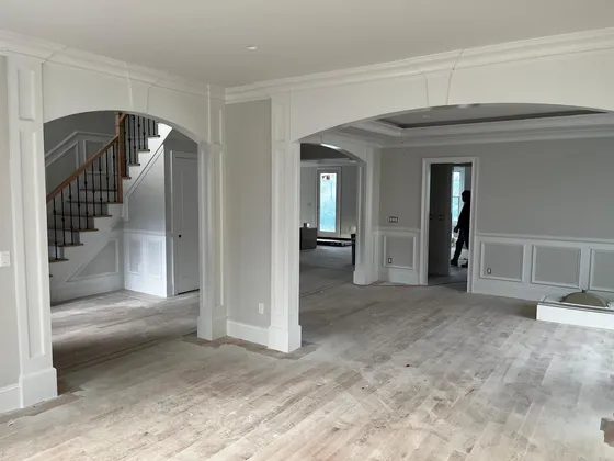 Wall Paneling millwork by Lyons Trimming Work LLC, project 37